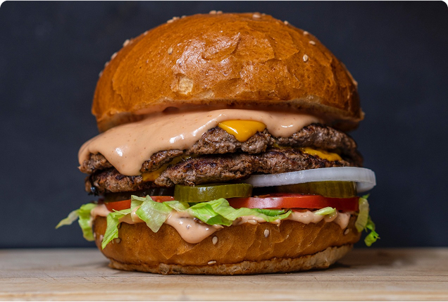 Imagen de una hamburguesa